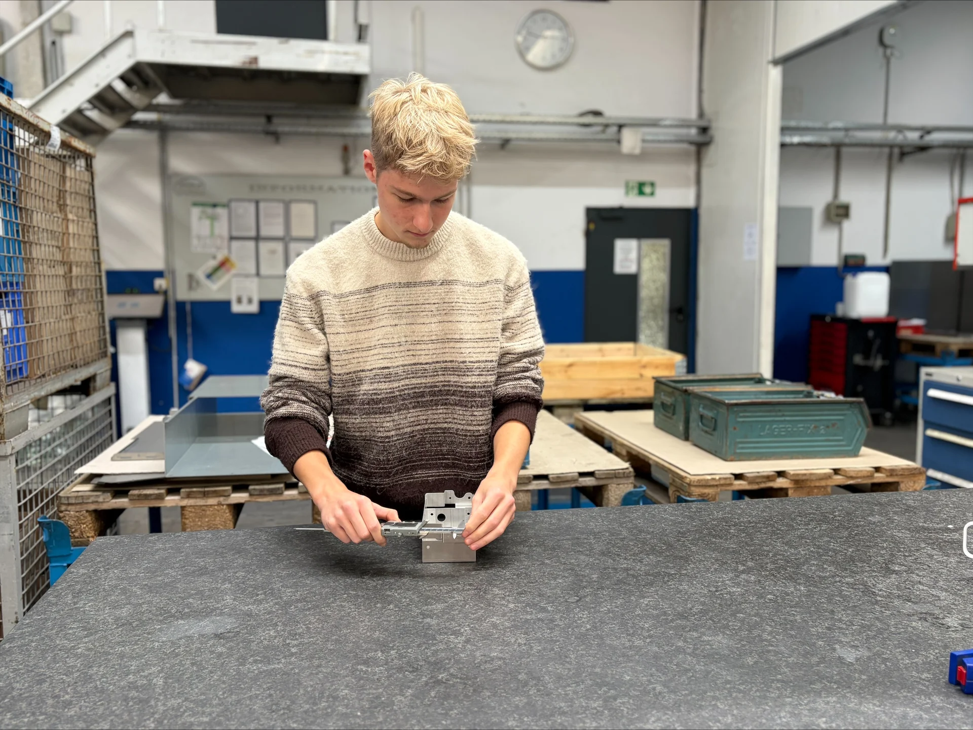 Noah dualer Student BWL Mittelstandsmanagement bei Franz Hof GmbH